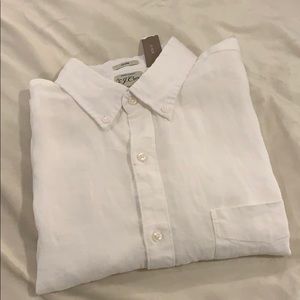 Linen J Crew Button Up